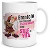 Lol T-Shirt Tazza Brontolo - Tazza Divertente con Scritta "Brontolo Non È Solo Uno Stato d'Animo, È Uno Stile di Vita" - Idea Regalo Natale, Compleanno, Uomo, Donna, Amica e Collega