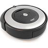 iRobot Roomba e5154 Robot Aspirapolvere, Sistema ad Alte Prestazioni con Dirt Detect e Spazzole Tangle-Free, per Pavimenti e Tappeti, Adatto per i Peli degli Animali Domestici, Wi-Fi, Argento