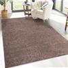 carpet city Shaggy Tappeto a pelo lungo, 100 x 200 cm, marrone, tappeto a pelo lungo, tinta unita, moderno, soffice, decorazione per camera da letto