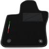Somer Car Tappetino Auto SOLO LATO GUIDA 1pz compatibile con Jeep Renegade 2014-2025 | 1 tappeto su misura in moquette, bandiera Italia