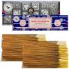 LAMARE Bastoncini di incenso Satya Nag Champa 100 g + Super Hit 100 g (tra 70-80 bastoncini di ogni profumo) - Aromaterapia - Meditazione - Yoga - Packaging EcoFriendly