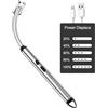 Newaner Accendino Elettrico, Accendini USB Ricaricabile, 360° Flessibile Accendigas Elettrico Cucina Accendino Lungo Antivento per Candele Leggere Stufe a Gas Barbecue da Campeggio Camino (Argento)