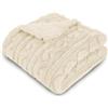 Homebliss Coperta Pile in Extra Morbido, Coperta Singolo Matrimoniale Flanella Certificato Oeko-TEX®, Coperta Divano, Plaid Letto, Coperta Foulard, Copriletto, Copridivano (150 x 200 cm,Beige)
