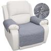 DUJUIKE Impermeabili Copripoltrona Relax Reclinabile, Fodera per poltrona relax reclinabile, Copridivano antiscivolo per protezione divano (Grigio, 1 Pezzo 58 X 89cm)