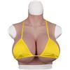 Yuewen Realistico Silicone B-Z Cup Forme Del Seno Con Seno Finto Artificiale iniettato di sangue per Crossdresser Transgender Tocca morbido (B Riempimento in silicone, Beige)