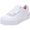 PUMA Carina Lift, Scarpe da Ginnastica Donna, Bianco (Puma White/Pink Lady), 40.5 EU