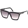Tom Ford Occhiali da Sole EDEN FT 1110 BLACK/SMOKE SHADED 56/14/140 donna