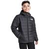 THE NORTH FACE NFOA83HLJK3 - Giacche da ragazzo con cappuccio, con chiusura lampo, colore nero, per l'inverno, per attività all'aperto, colore nero, Nero , 15-16 Jahre