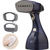 LEBENLANG Ferro Stiro Verticale 1500W - Vapore 25g/min & Tank 300ml con Guanto I Stiratrice Verticale Stirella Verticale Steamer Vestiti Ferro Verticale a Vapore Mini Steamer Portatile per Viaggio