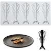 YapitHome Stampo in Silicone per Pesce,Stampo in Silicone per Dolci,Stampo per Torta in Pizzo per Pasta Zucchero,Burro, Fondente,Sapone,Decorazione per Piatto Piano,Argilla