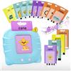 JoyJoyful Schede Flash Cards Parlanti Italiano, Giochi Bambini Educativi 1 2 3 4 5 6 Anni, Amico Vocabolo Gioco, Giochi Montessori Giocattoli Apprendimento Interattivi (112 carte 224 parole)