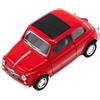 Easy Toys Modellino Auto Compatibile con Fiat 500 D'Epoca. Auto Giocattolo in Scala con Porte Apribili. Modellismo Automobile. (500c Rossa)