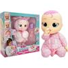 Cry Babies Newborn Coney, Deluxe Interattiva Bambola Neonata con Braccialetto Elettronico Interattivo, Piange Lacrime Vere e Accessori per Bambini, Giocattolo Bambine e Bambini dai 18 Mesi in Su