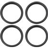 SG Store 4 anelli decorativi neri per presa d'aria dell'auto compatibili con Audi A3 S3 2013-2020 Q2 2017+ anello in lega di alluminio diametro esterno 63,2 mm diametro interno 51,1 mm