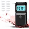 ZukQvrivelig Etilometro Portatile Certificato,Alcool Test Portatile,Etilometro Professionale,Etilometro con Display LCD Blu Digitale Tester di Alcool Precisione di Grado con 10 Bocchini,Adatto a Chi Guida Spesso