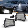 OZ-LAMPE Retrovisore Luce Pozzanghera con Volvo XC90 C30 S40 V40 V50 S60 V60 C70 V70 S80 Jaguar XE-Type XF XFR XJ-Type XK, LED Specchietto, Bianco Senza errori Luci