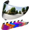 PSLER Visiera per Casco per K6 K6s - Visiera Colorata Accessori per Casco da Moto Ricambio per K6 K6s(Argento Specchio)
