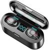 Generico Auricolari senza fili Bluetooth 5.3 Universali Impermeabili IPX7 Cuffie Sportive con Microfono 120 ore Stereo HiFi 9D Bassi Profondi, Touch, Cancellazione Del Rumore (NERO)