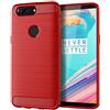 NEKOYA Cover OnePlus 5T,OnePlus 5T Cover [Fibra di Carbonio Gel di silice& Anti-graffio] [Mano Antiscivolo]- Massima Protezione da Cadute e Urti, Custodia OnePlus 5T