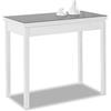 ASTIMESA Tipo Libro Tavolo da Cucina, Grigio, 80 x 40 cm a 80 x 80 cm