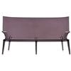 Kartell Uncle Jack Divano, Policarbonato Trasparente o colorato in Massa, Fumè, 75 x 96 x 190 cm