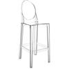 Kartell One More Please Sgabello, Set da 2 Pezzi, Policarbonato Trasparente o colorato in Massa, Bianco, H. 75