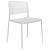 Kartell Audrey Sedia Senza Braccioli in Alluminio Verniciato, Polipropilene, Bianco, 2 Unità