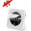 Gueray Lettore CD Bluetooth Lettore CD da tavolo con Copertura Antipolvere Lettore CD con Altoparlante Telecomando Radio FM Riproduzione USB 3,5 mm AUX