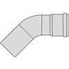 Beretta 1101129 Curva 45 Gradi Maschio/Femmina con Guarnizione di Tenuta