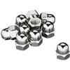 BefestigungsFuchs Dadi esagonali M8 in acciaio inox A2 DIN1587, forma alta, 25 pezzi