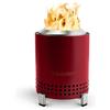 Solo Stove Mesa - Braciere da tavolo con supporto, mini fuoco per città e suburbana, a basso fumo, funziona su pellet o legno, sicuro, in acciaio inox, con borsa da viaggio, 17,5 x 13 cm, 635 g, rosso