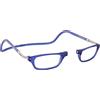 CliC Eyewear - Occhiali da Lettura Uomo XL - Occhiali da Lettura con Calamita - In Poliammide TR90 - Monofocali Flessibili (1.0, Blu)