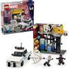 LEGO | Marvel Spider-Verse: Miles Morales Contro la Macchia - Set da Supereroi con Edificio, Macchina Giocattolo da Costruire e 4 Minifigure, Giochi per Bambini e Bambine da 9 Anni, Idea Regalo 76311