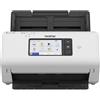 Brother ADS-4700W ADF + Sheet-fed scanner 600 x 600 DPI A4 Nero, Bianco