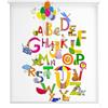 Estoralis | BAMBINI | Tenda a rullo moderna | Stampa digitale traslucida | I-2037 Multicolore | 150 x 255 cm (larghezza/altezza) dimensione del tessuto 147 x 250 cm. | Tende per finestre e porte