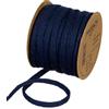 Halbach Fasce di seta premium in lana (vegan), larghezza: 8 mm, lunghezza: 15 m, filo flessibile riempito con filo, per progetti fai da te e targhette, colore: blu scuro