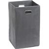 Simple Houseware Cesto portabiancheria Pieghevole per Armadio, Grigio Scuro