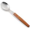 Arcos Coltelleria da Tavola - Cucchiaio da Dessert Cucchiaio Frutta - Acciaio Inossidabile 18/10 e 150 mm - Manico Legno Compresso Colore Marrone