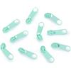 cyclingcolors 10x Cursore Cerniera Ricambio Kit di Riparazione per Cerniera Testa N°3 Cursori per Vestiti Borse Giacche Borse Valigie Jeans, azzurro