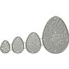 Rayher Set mascherine Perf.: Uova Pasqua, incolore, 1,5-4,5cm x 1,1-3,2cm