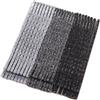 Wambere 144 pezzi Bobby Pins 5 cm Mini forcine per capelli da donna, con brillantini, antiscivolo, in metallo, accessorio per capelli, copricapo per uso quotidiano, colore nero e grigio