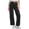Urban Classics Tb6924-ladies Loose Utility Stretch Twill Pants Pantaloni Casual, Nero, 34 Donna