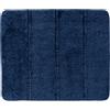 Wenko Tappeto da bagno Wenko Steps Marine Blue Tappetino da bagno antiscivolo, Eccezionalmente Morbido e densità qualità, Poliestere, blu, 65 x 55 x 0.1 cm