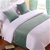 BAMCQ Bed Runner Letto Runner Runner da letto Biancheria da letto per hotel di alta qualità velluto letto asciugamano coda letto bandiera pad letto copriletto copriletto decorazione striscia coda grigio ve