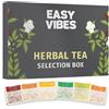 Easy Vibes - Tè Alle Erbe - Tisane | 24 Filtri Piramidali | 6 Varietà