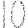 FOCALOOK Cerchi Argento 925 Donna 50mm Orecchini a Cerchio Argento 925 Orecchini Cerchi Grandi Donna Confezione Regalo