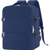 WOUIYO Zaino Easyjet 45x36x20, Bagaglio a Mano per Easyjet 30L Borsa da Cabina per Uomo e Donna, Zaino da Viaggio Aereo con Impermeabile Antifurto per Laptop da 15.6 Pollici