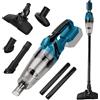 HEBERUCK Aspirapolvere a batteria compatibile con batteria Makita da 18 V, batteria da 10 kPa, con bocchetta a lancia, ugello per tappezzeria, bocchetta per pavimento, per casa e auto (batteria non inclusa)