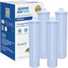GOLDEN ICEPURE Filtro per macchina da caffè Compatibile Con Jura Blue Compatibile con IMPRESSA/ENA/GIGA. Cartuccia di ricambio per Jura 71312 Blue/71311/67007, 4 pezzi