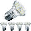 EACLL Lampadine LED E27 4.9W Equivalente a A15 Alogena 75W, Pacco da 4, 585lm 6000K Bianco Fredda, Faretti AC 230V senza Sfarfallio, Angolo a Fascio 120° Spot, Non Dimmerabile Lampade Riflettore